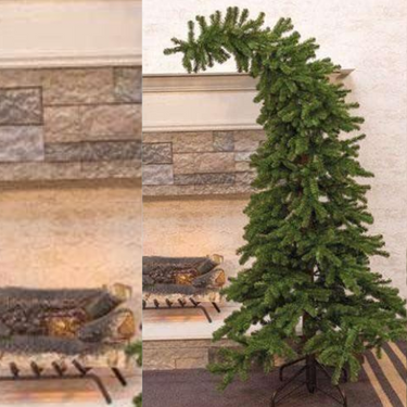 Alpine Tree, 6ft (5.25 ft after bend). Bendable Christmas Whoville Grinch Tree